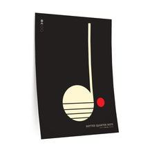 Load image into Gallery viewer, Dotted quarter note • black ▸ Style 2 wall decal
