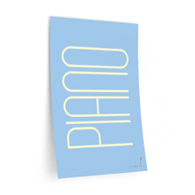 Load image into Gallery viewer, "Piano" • blue ▸ Style 2 wall decal
