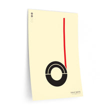 Load image into Gallery viewer, Half note • cream ▸ Style 2 wall decal