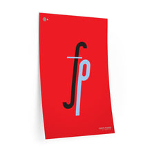 Load image into Gallery viewer, fp (forte piano) • red ▸ Style 2 wall decal