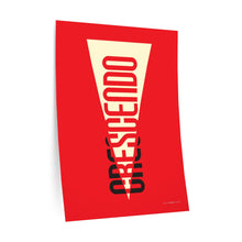 Load image into Gallery viewer, "Crescendo" • red ▸ Style 2 wall decal