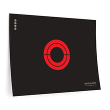 Load image into Gallery viewer, Whole note • black ▸ Style 2 wall decal