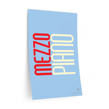 Load image into Gallery viewer, "Mezzo Piano" • blue ▸ Style 2 wall decal