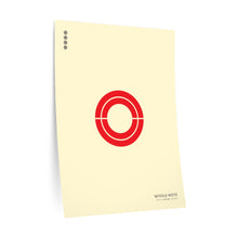 Load image into Gallery viewer, Whole note • cream ▸ Style 2 wall decal