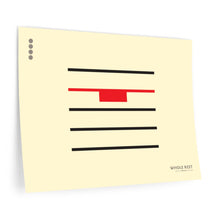 Load image into Gallery viewer, Whole rest • cream ▸ Style 2 wall decal