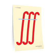 Load image into Gallery viewer, fff (fortississimo) • cream ▸ Style 2 wall decal