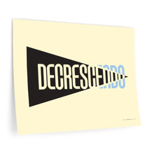 Load image into Gallery viewer, "Decrescendo" • cream ▸ Style 2 wall decal