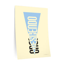 Load image into Gallery viewer, "Crescendo" • cream ▸ Style 2 wall decal