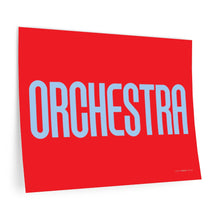 Load image into Gallery viewer, "Orchestra" • red ▸ Style 2 wall decal