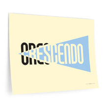 Load image into Gallery viewer, "Crescendo" • cream ▸ Style 2 wall decal