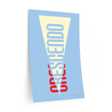 Load image into Gallery viewer, "Crescendo" • blue ▸ Style 2 wall decal