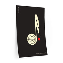 Load image into Gallery viewer, Dotted sixteenth note • black ▸ Style 2 wall decal