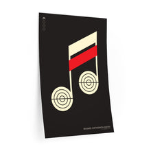 Load image into Gallery viewer, Beamed sixteenth notes • black ▸ Style 2 wall decal