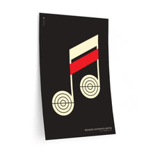 Load image into Gallery viewer, Beamed sixteenth notes • black ▸ Style 2 wall decal