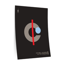 Load image into Gallery viewer, Cut time signature • black ▸ Style 2 wall decal