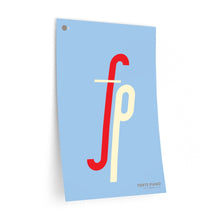Load image into Gallery viewer, fp (forte piano) • blue ▸ Style 2 wall decal