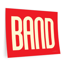 Load image into Gallery viewer, "Band" • red ▸ Style 2 wall decal