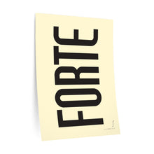 Load image into Gallery viewer, "Forte" • cream ▸ Style 2 wall decal