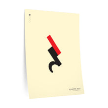 Load image into Gallery viewer, Quarter rest • cream ▸ Style 2 wall decal