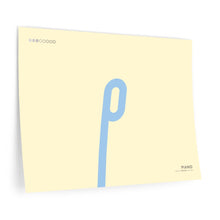 Load image into Gallery viewer, p (piano) • cream ▸ Style 2 wall decal