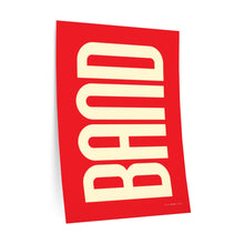 Load image into Gallery viewer, "Band" • red ▸ Style 2 wall decal