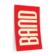 Load image into Gallery viewer, "Band" • red ▸ Style 2 wall decal