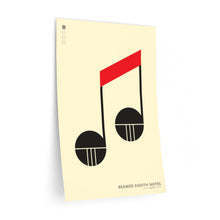 Load image into Gallery viewer, Beamed eighth notes • cream ▸ Style 2 wall decal