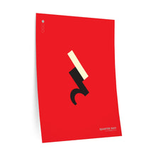 Load image into Gallery viewer, Quarter rest • red ▸ Style 2 wall decal