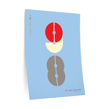 Load image into Gallery viewer, 9|8 time signature • blue ▸ Style 2 wall decal