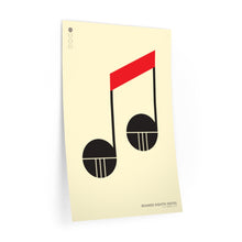 Load image into Gallery viewer, Beamed eighth notes • cream ▸ Style 2 wall decal