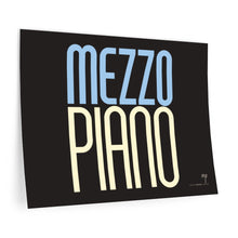 Load image into Gallery viewer, "Mezzo Piano" • black ▸ Style 2 wall decal