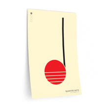 Load image into Gallery viewer, Quarter note • cream ▸ Style 2 wall decal