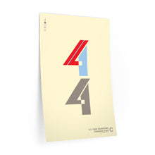 Load image into Gallery viewer, 4|4 time signature • cream ▸ Style 2 wall decal