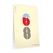 Load image into Gallery viewer, 6|8 time signature • cream ▸ Style 2 wall decal