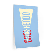 Load image into Gallery viewer, "Crescendo" • blue ▸ Style 2 wall decal