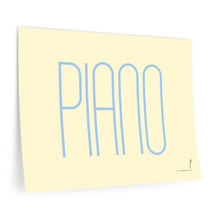 Load image into Gallery viewer, "Piano" • cream ▸ Style 2 wall decal