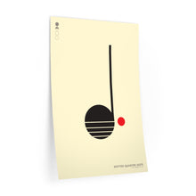 Load image into Gallery viewer, Dotted quarter note • cream ▸ Style 2 wall decal