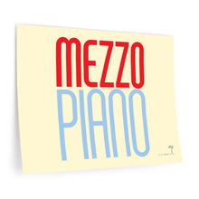 Load image into Gallery viewer, "Mezzo Piano" • cream ▸ Style 2 wall decal