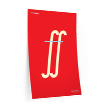 Load image into Gallery viewer, ff (fortissimo) • red ▸ Style 2 wall decal