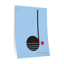 Load image into Gallery viewer, Dotted quarter note • blue ▸ Style 2 wall decal