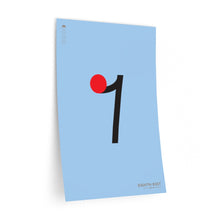 Load image into Gallery viewer, Eighth rest • blue ▸ Style 2 wall decal