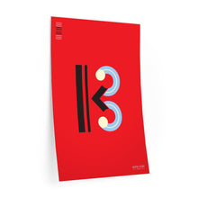 Load image into Gallery viewer, Alto Clef • red ▸ Style 2 wall decal