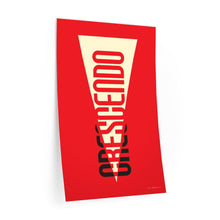 Load image into Gallery viewer, "Crescendo" • red ▸ Style 2 wall decal