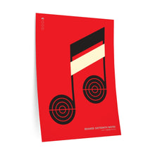 Load image into Gallery viewer, Beamed sixteenth notes • red ▸ Style 2 wall decal