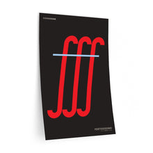 Load image into Gallery viewer, fff (fortississimo) • black ▸ Style 2 wall decal