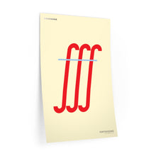 Load image into Gallery viewer, fff (fortississimo) • cream ▸ Style 2 wall decal