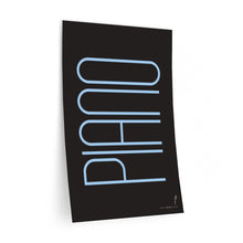 Load image into Gallery viewer, "Piano" • black ▸ Style 2 wall decal