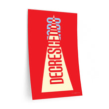 Load image into Gallery viewer, "Decrescendo" • red ▸ Style 2 wall decal