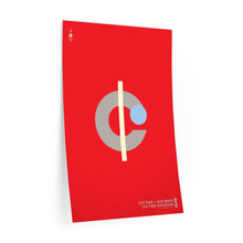 Load image into Gallery viewer, Cut time signature • red ▸ Style 2 wall decal