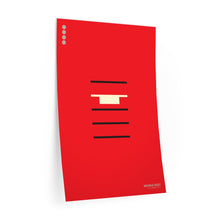 Load image into Gallery viewer, Whole rest • red ▸ Style 2 wall decal